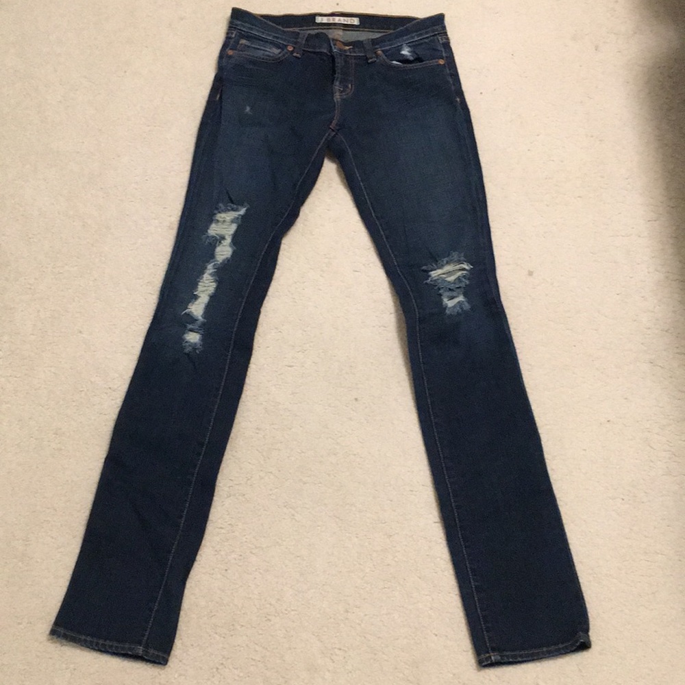 Woman’s J Brand Ripped Knee Jeans